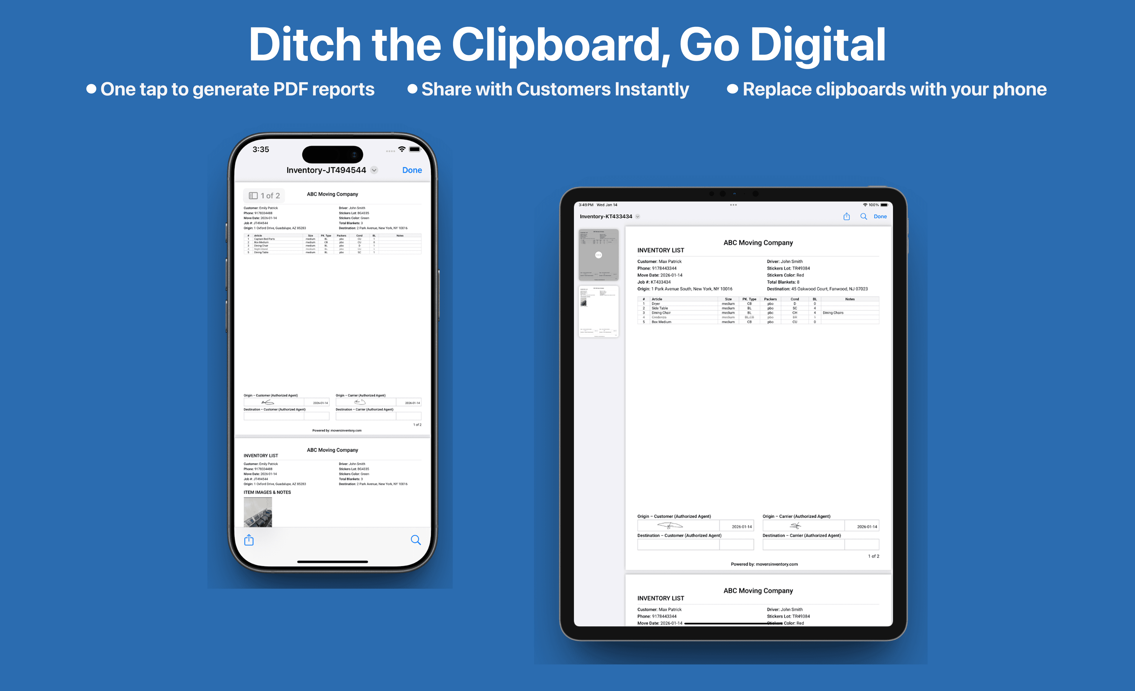 Ditch the Clipboard, Go Digital
